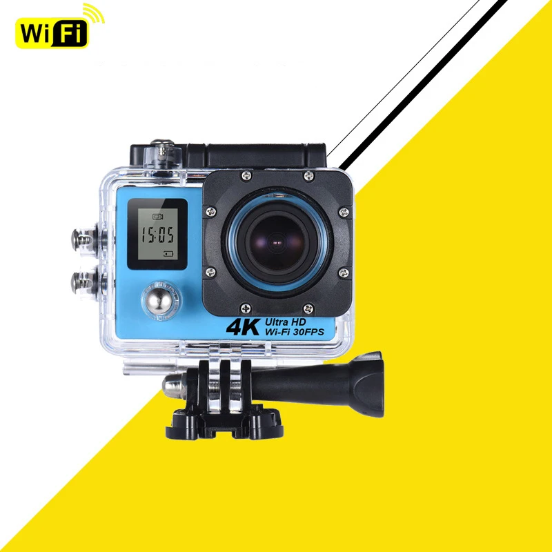 Цена Экшн-камера 4K Ultra HD 1080P с двойным дисплеем, Wi-Fi, дистанционным управлением