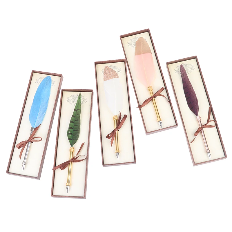 

Retro Fountain Pen Business Signature Pens with Gift Box Birthday Stationery