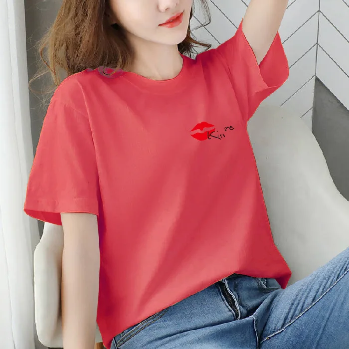 Fashion Women T Shirt Pocket cat Top Tee casual Short sleeve Tops women plus size Black | Женская одежда