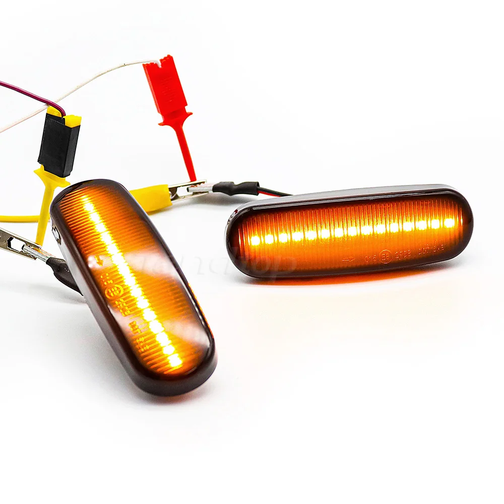 Динамическая автомобильная лампа дневного света Для указателя поворота Fiat Panda