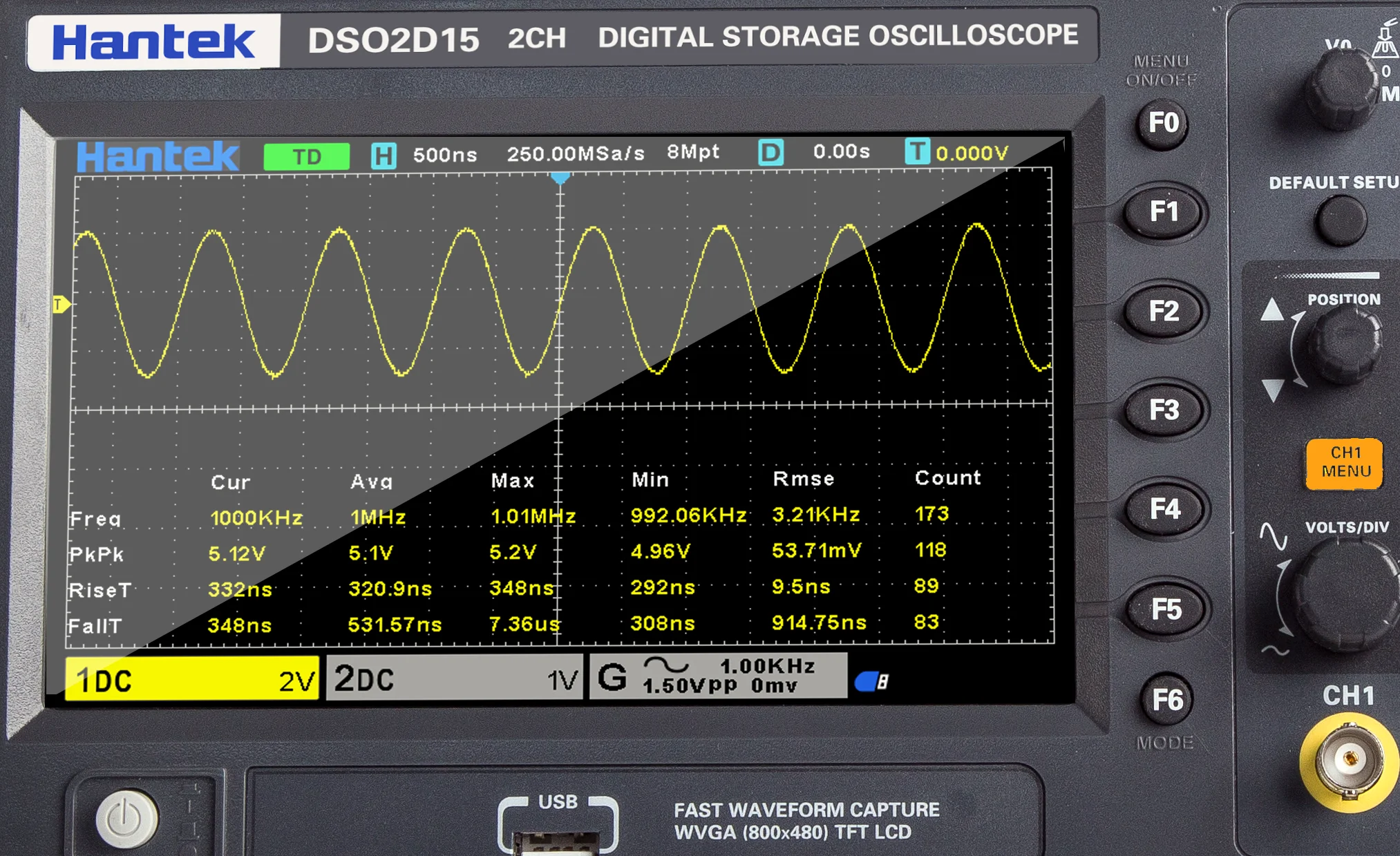 Осциллограф Hantek DSO2C10 2C15 2D10 2D15 двухканальный цифровой ...