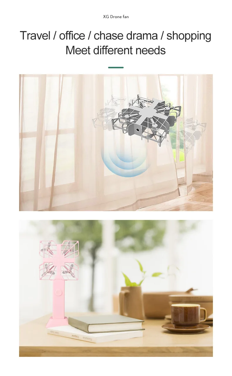 

Multifunctional Electric Fan Drone Toys UAV Remote Control Aerial Photography RC Quadcopter Aircraft With Lamp Charger Kids Toys