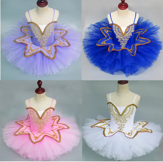 

Pink/Purple/White/Green Girl Ballet Tutu Dress Swan Lake Ballet Costume Ballerina Clothes Children Ballet Dance Dressrs F Girls