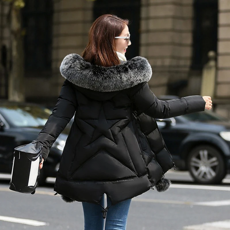 Меховые утолщенные новые парки женские зимние пальто большие размеры 6XL женская