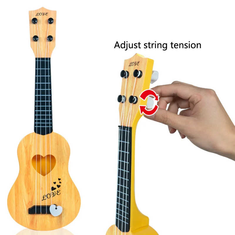Детская имитация укулеле гитара игрушка может играть гитары инструмент