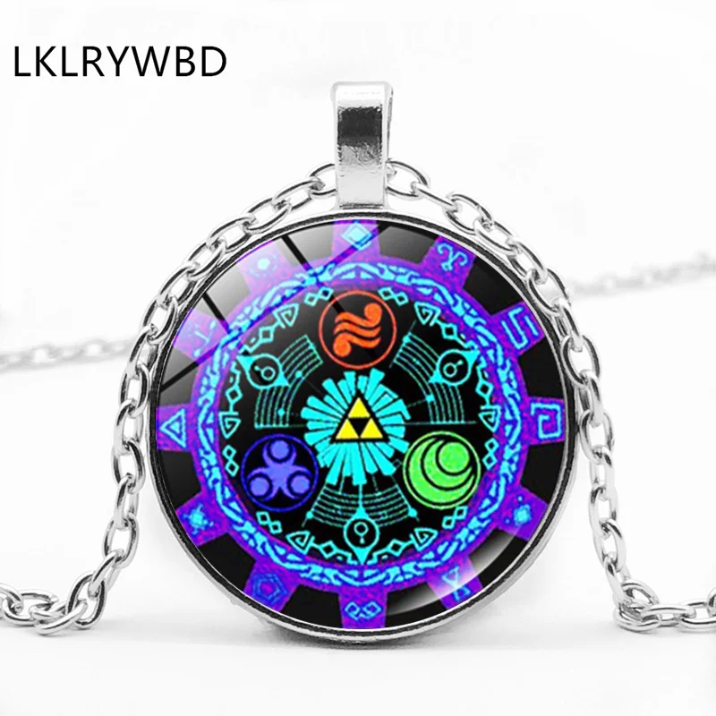 Новинка Zelda Legend круглый значок модный поп кулон ювелирные изделия трехцветное