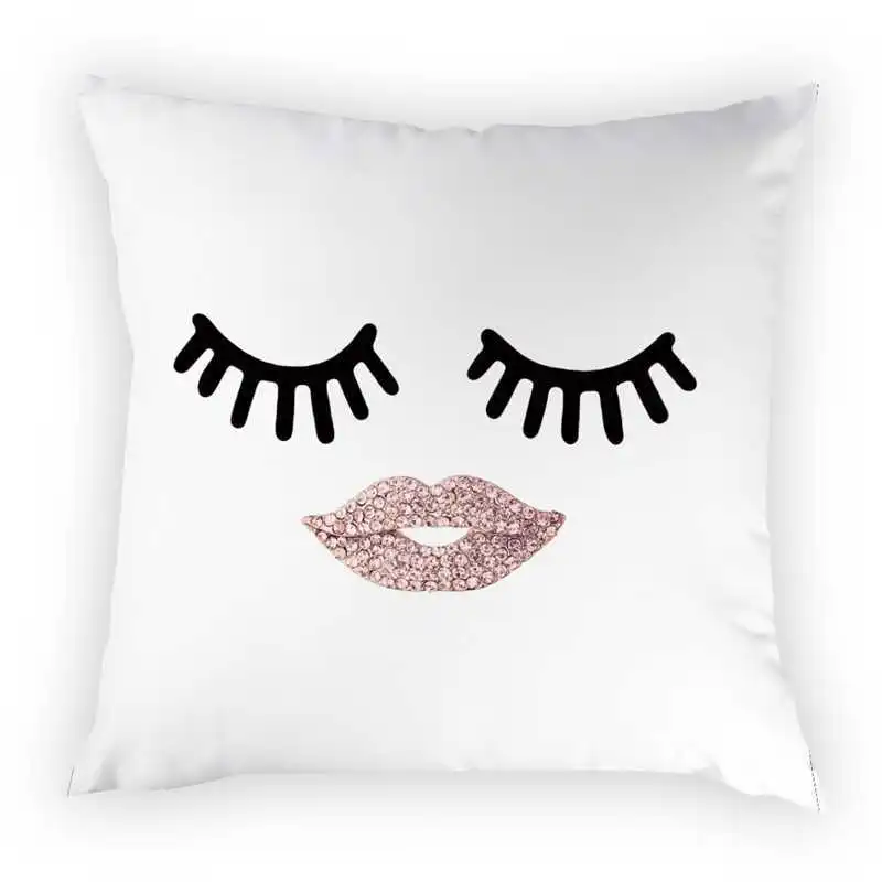 Наволочки с рисунком глаз наволочки ресниц и выражений лица домашние