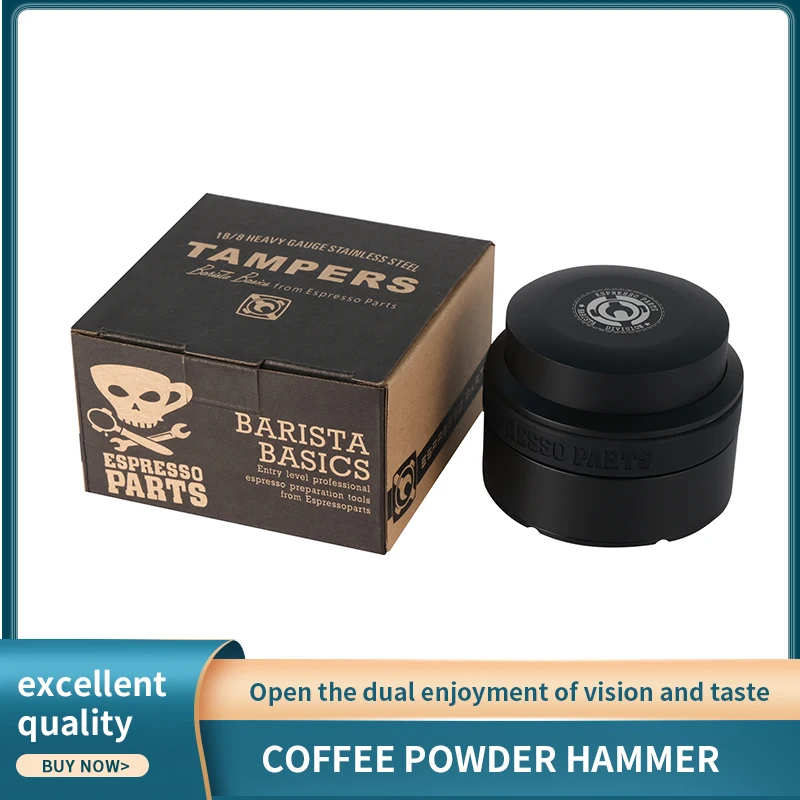 Prensa de grado alimenticio de 58mm, tipo equilibrio, martillo de prensa de caf&eacute; en Polvo inteligente de acero inoxidable 304, aparato para caf&eacute;-0