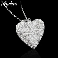new 925 sterling silver necklace leaf pendant necklace for woman charm jewelry gift