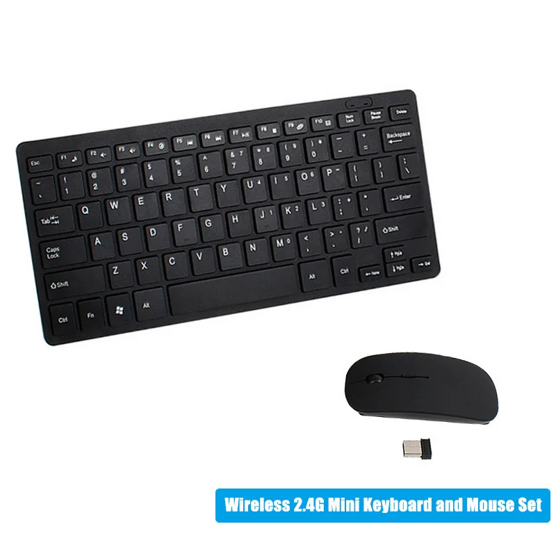 

Ультратонкая беспроводная клавиатура и мышь, 2,4 ГГц