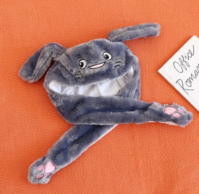 Заячьи ушки будут перемещать шляпы креативные плюшевые игрушки детские подарки