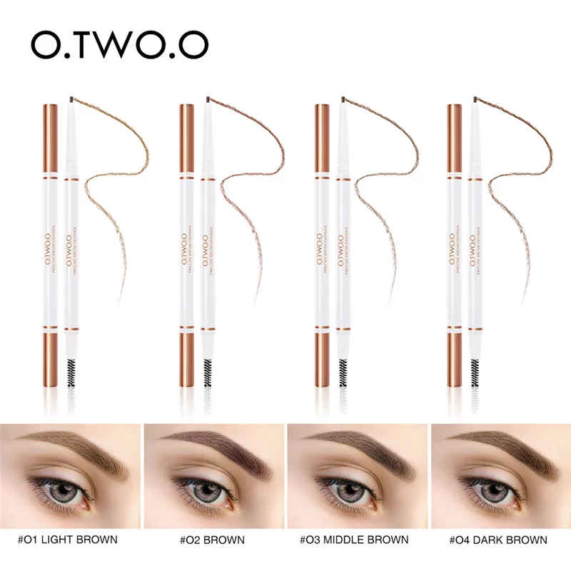 Фирменный карандаш для бровей ультра тонкий 1,5 мм Microblading Make Up beauty Косметика Водонепроницаемый стойкий 4 цвета карандаш для бровей