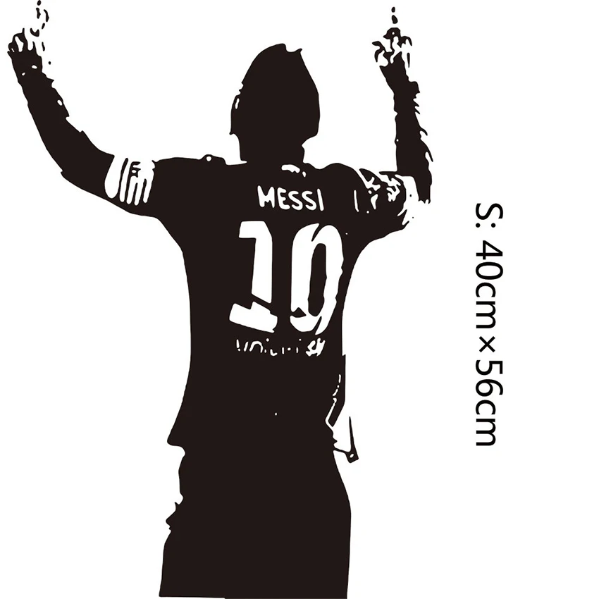 Футбол игроков настенные наклейки Барселона футболист Athlete Спортивная Наклейка