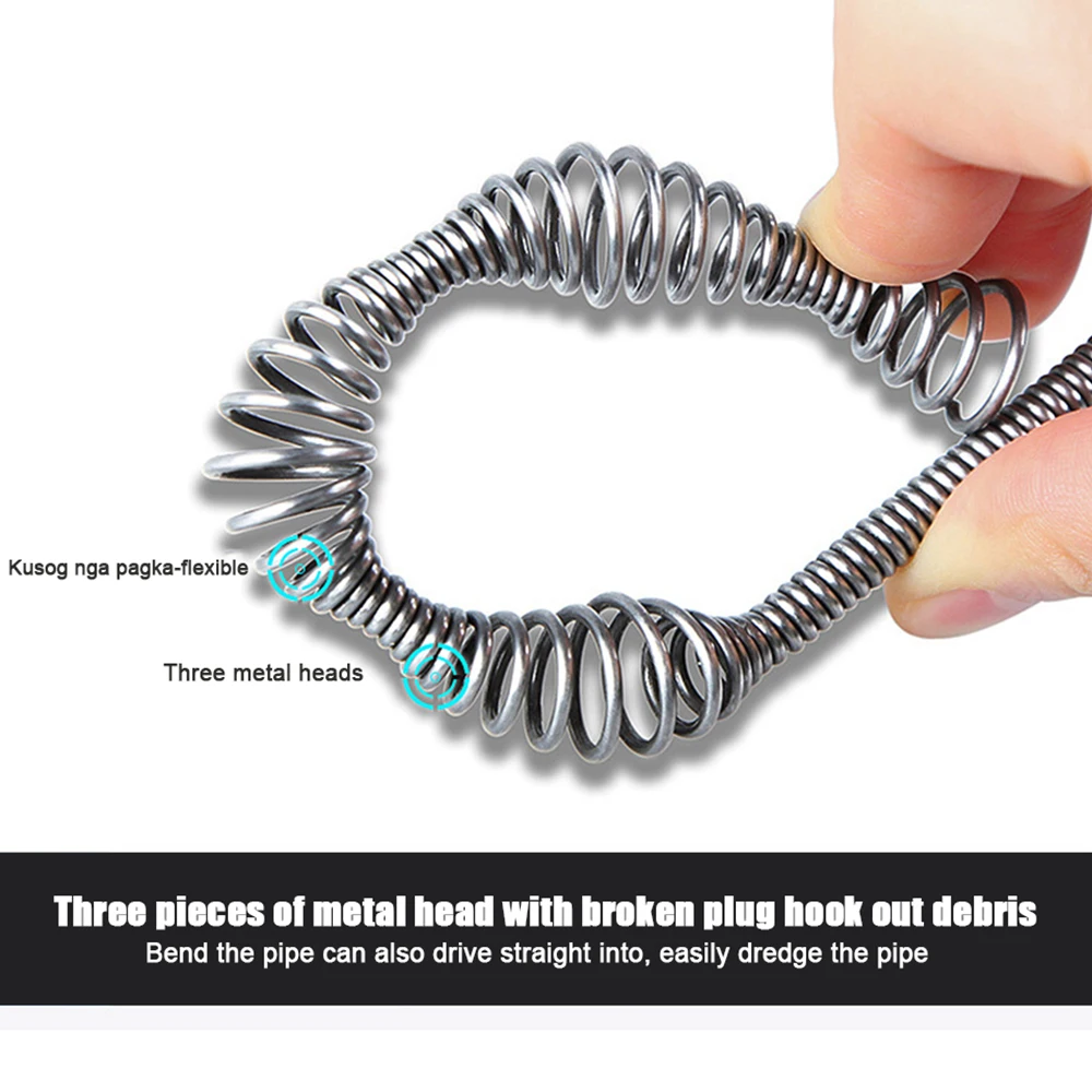 Ручной инструмент для блокировки канализационной трубы в кухонном туалете