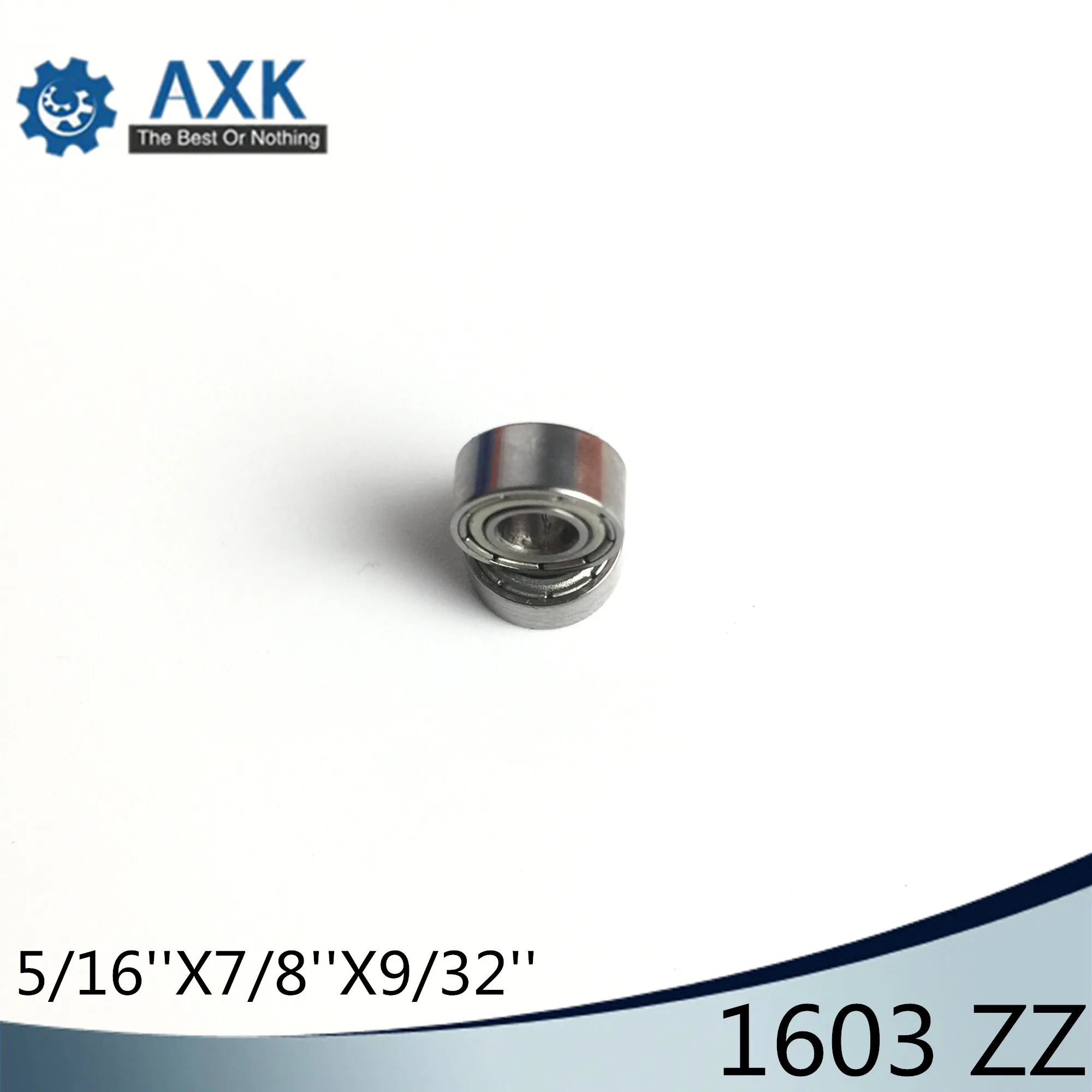 1603ZZ ABEC 1 (10 шт.) 5/16 &quotx7/8&quot x9/32 &quotдюйм миниатюрный шарикоподшипник 7 938 мм x 22 225 144
