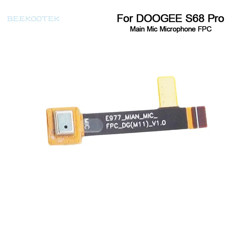 new original doogee s68 pro main microphone fpc flex cable mic fpc cable repair accessories for doogee s68 pro 5 84 inch phone free global shipping