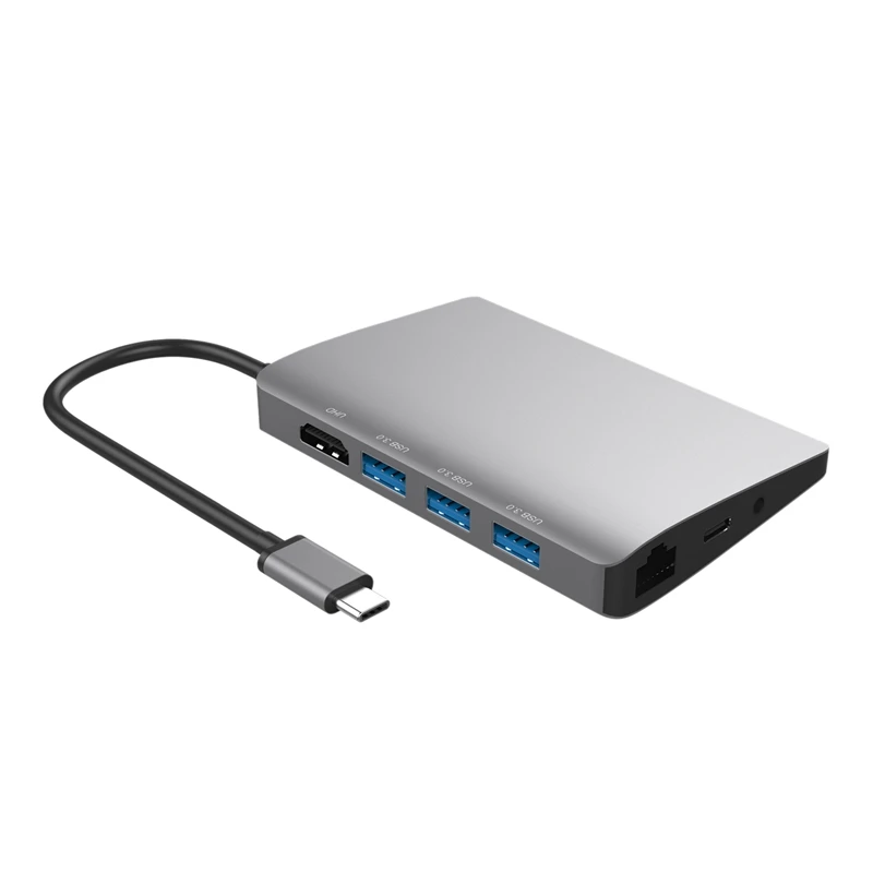 Док станция с интерфейсом Usb Type C на Hdmi/Lan(Gigabit Ethernet)|Адаптеры Type-C| |