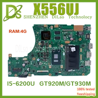 x556uj orginal mainboard for asus x556ur x556uj x556uqk x556uq x556u laptop motherboard i5 6200u gt920m930m 100 tested ddr4