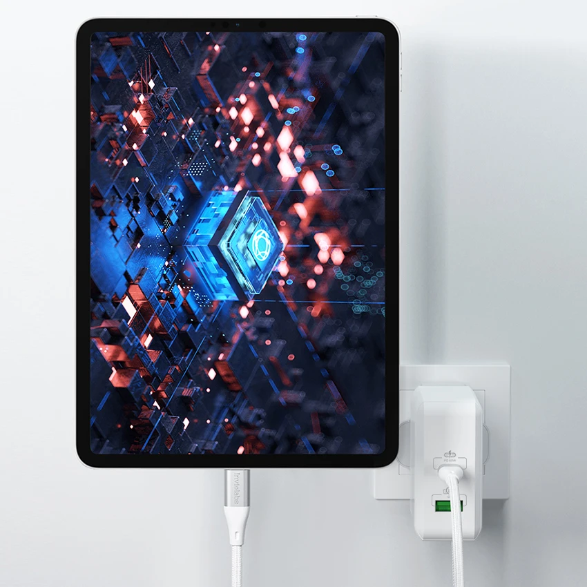 Два порта USB C type настенное зарядное устройство с мощностью 60 Вт FastPort DUO