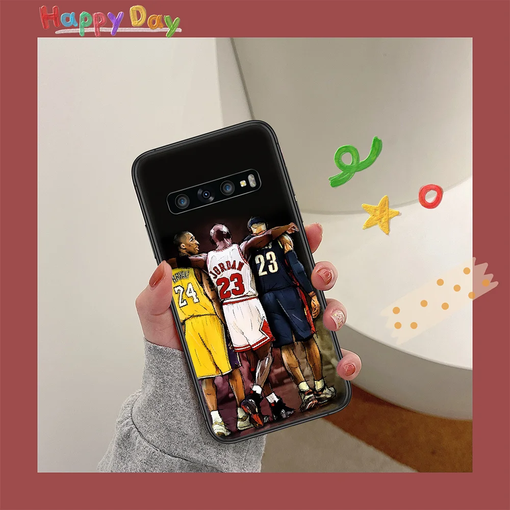 

Kobe Basketball Phone Case for Samsung Galaxy Note S 6 7 8 9 10 E 20 Ultra Edge Plus black Shell Soft Etui Painting Waterproof