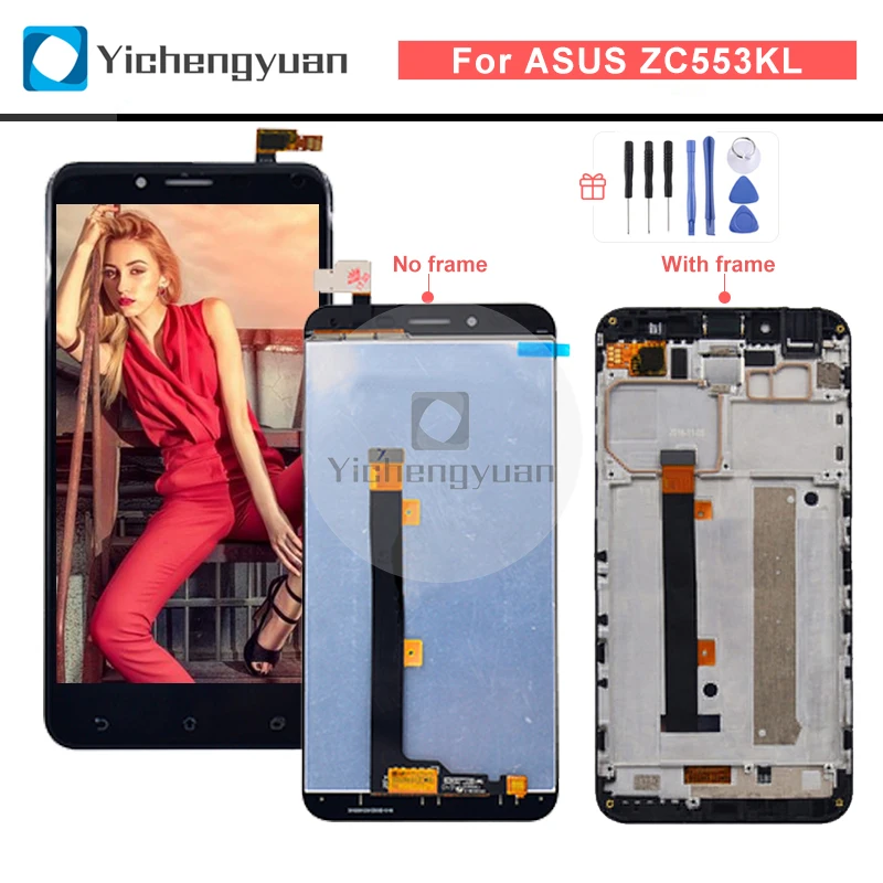 Оригинальный мобильный телефон ЖК дисплей для ASUS Zenfone 3 Max ZC553KL сенсорный экран с