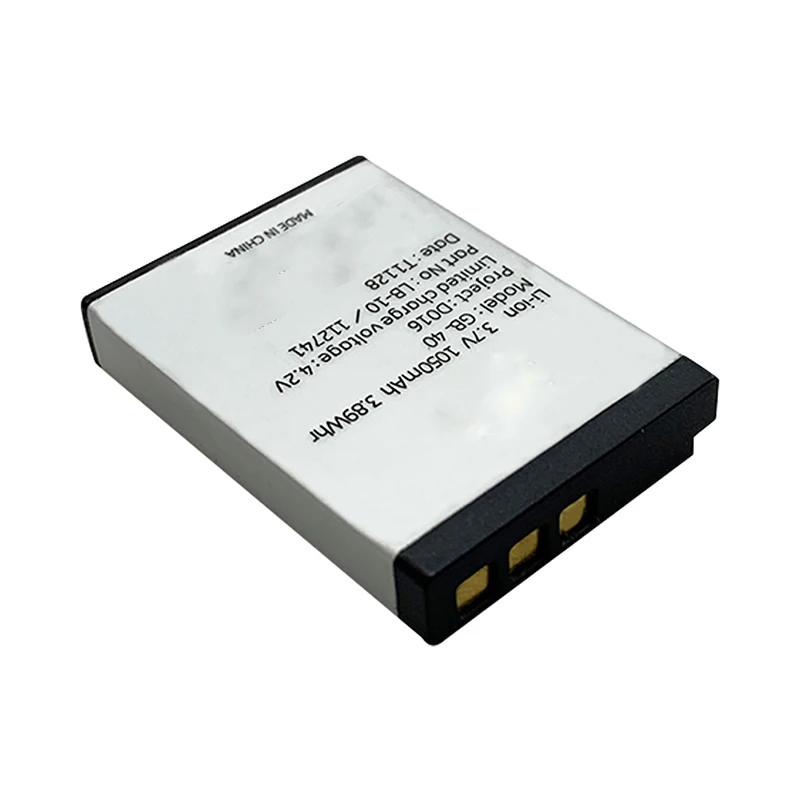 GB 40 для e1040 e1250tw e850 e1030 e1050tw e1240 h855 цифровых камер Батарея 3 7 V 1050 мА/ч литий ионный