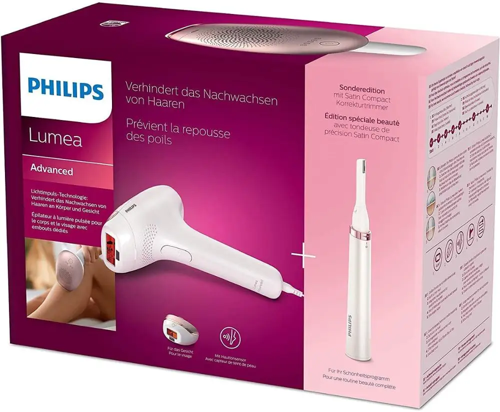 Система для удаления волос Philips Lumea Advanced BRI921/00 IPL лица/тела/ног гильотинное