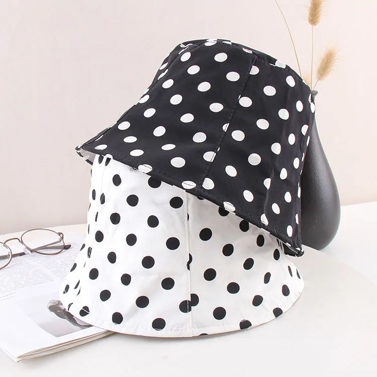 

Художественная Панама в горошек, весенне-летняя Солнцезащитная шляпа для раковины, женская уличная шляпа от солнца с защитой от УФ-лучей