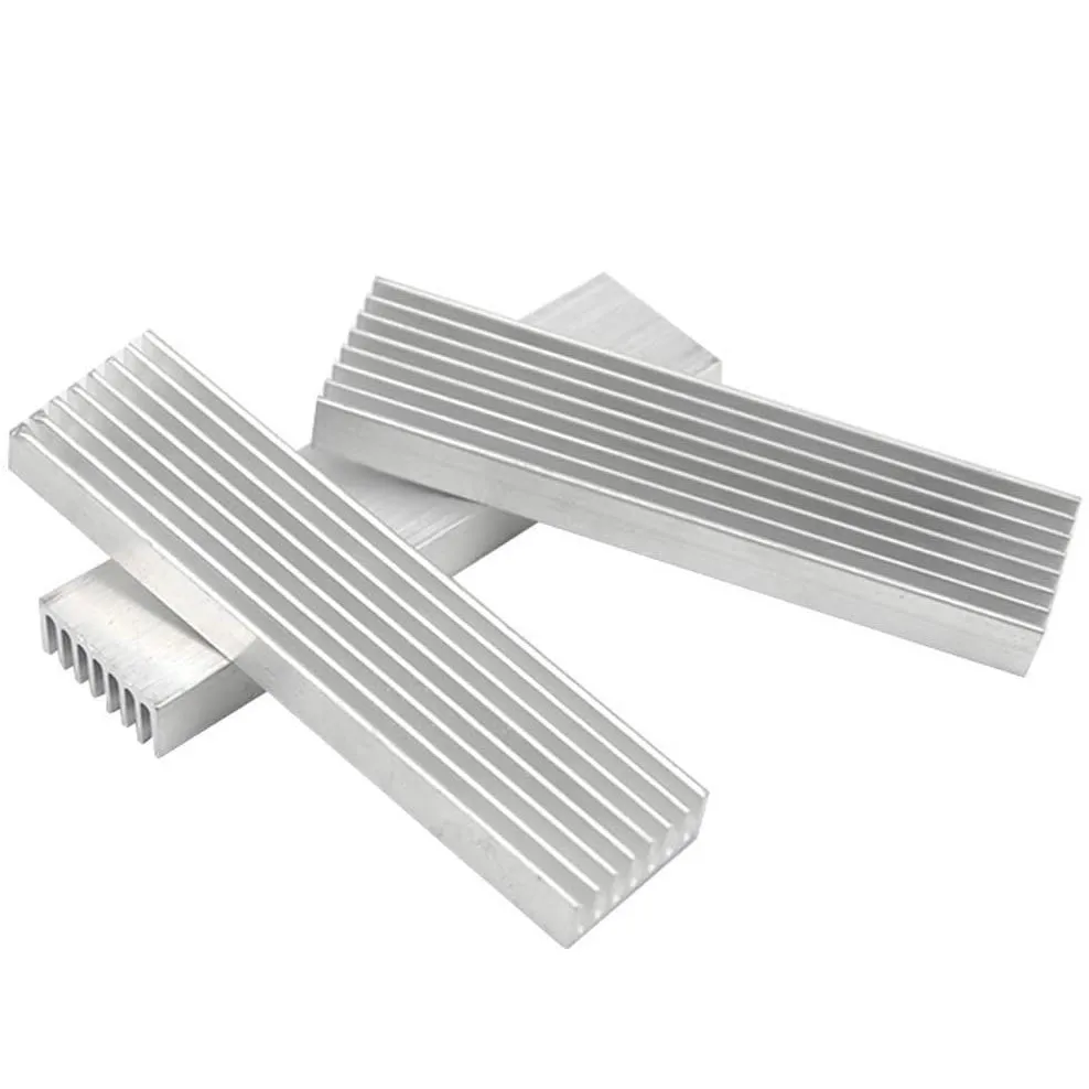 

5 шт., алюминиевые радиаторы 100x25x10 мм