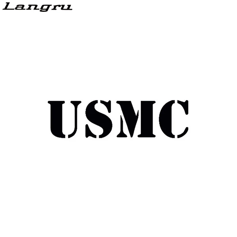 Langru 14*4 см USMC забавные автомобильные аксессуары для заднего стекла мотоцикла Jdm |