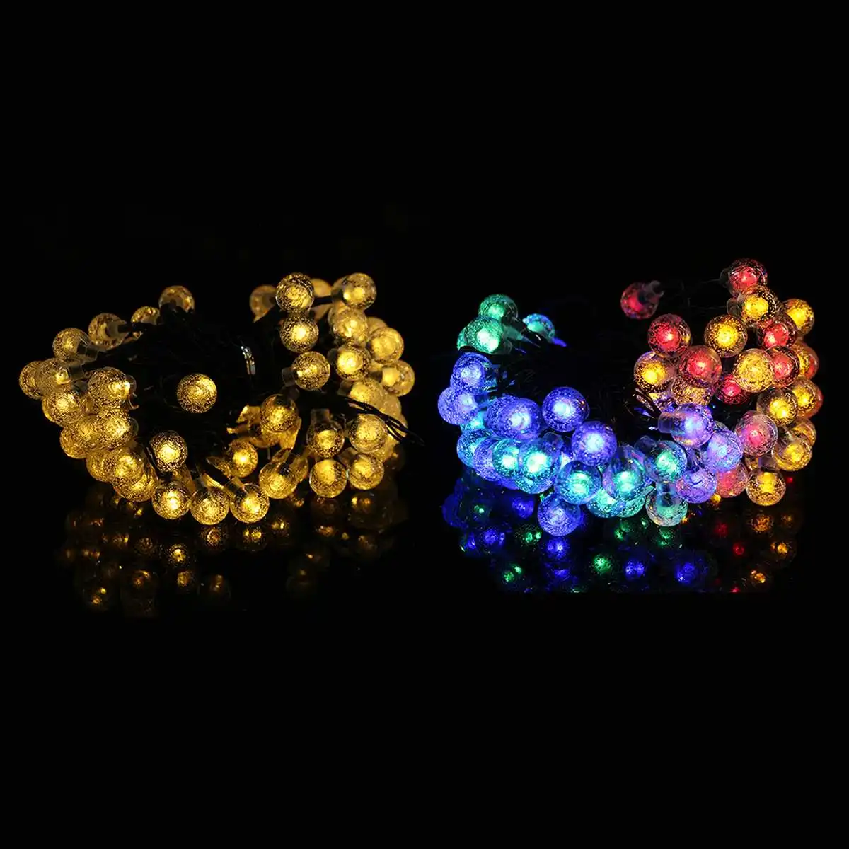 

12M 100 LED Crystal Ball Solar Waterproof Outdoor String Lights Solar Powered Globe Fairy String Lights for Christmas
