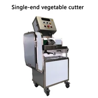single head commercial cutting machine drb 305mq high speed frequency conversion cucumber cutter for radishcelerypepper slicer