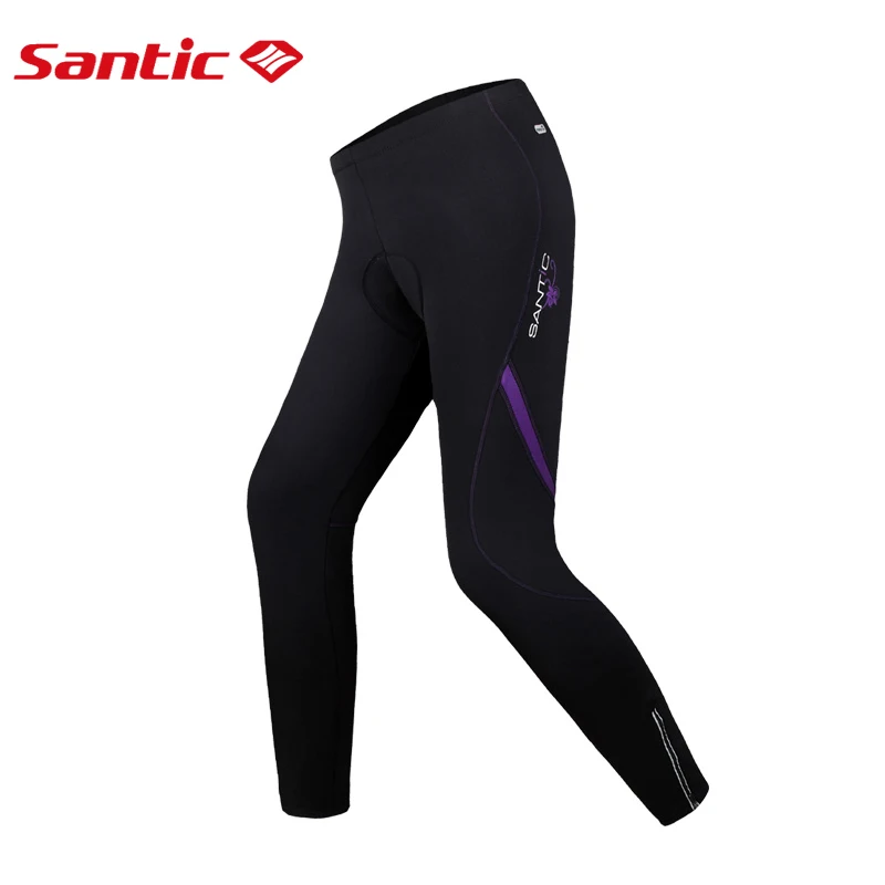 

Женские велосипедные брюки Santic, мягкие женские велосипедные колготки для горных велосипедов, спортивные дышащие леггинсы с высокой талией