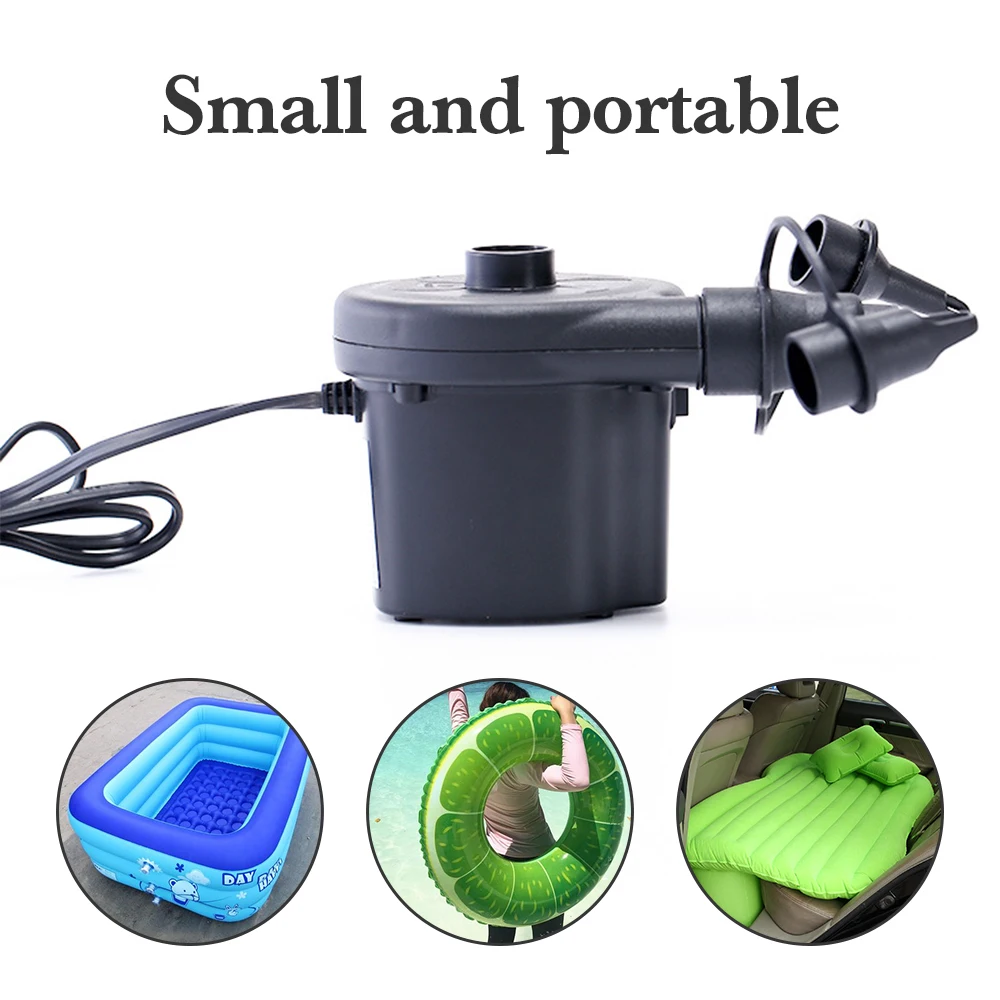 Портативный электрический воздушный насос с американской вилкой 12 в постоянного