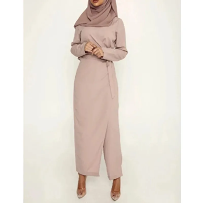 

Robe Satin Abaya Dubai Muslim Fashion Jumpsuit Dress Turkey Islam Clothing African Dresses For Women Musulman De Mode Ropa Mujer