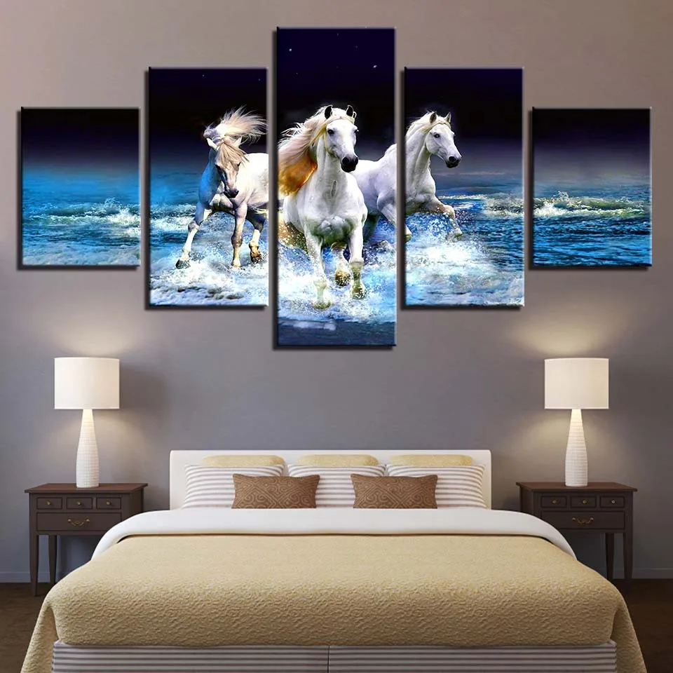 Животные Печать слон собака медведь Лев холст рисунки постер печать на стену 5