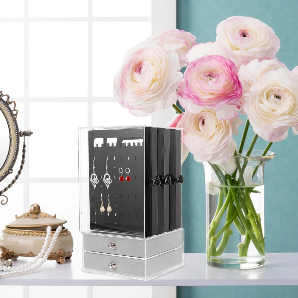 

1Pc Household Earring Storage Rack Jewelry Rack Hanging Display Holder