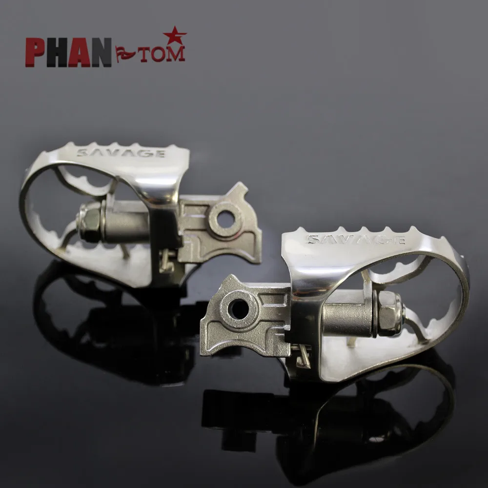 

For BMW R1200GS 2014-2018 Adv Stainless Steel Foot Pegs ADVENTURE FootRest Footpegs Foot rest