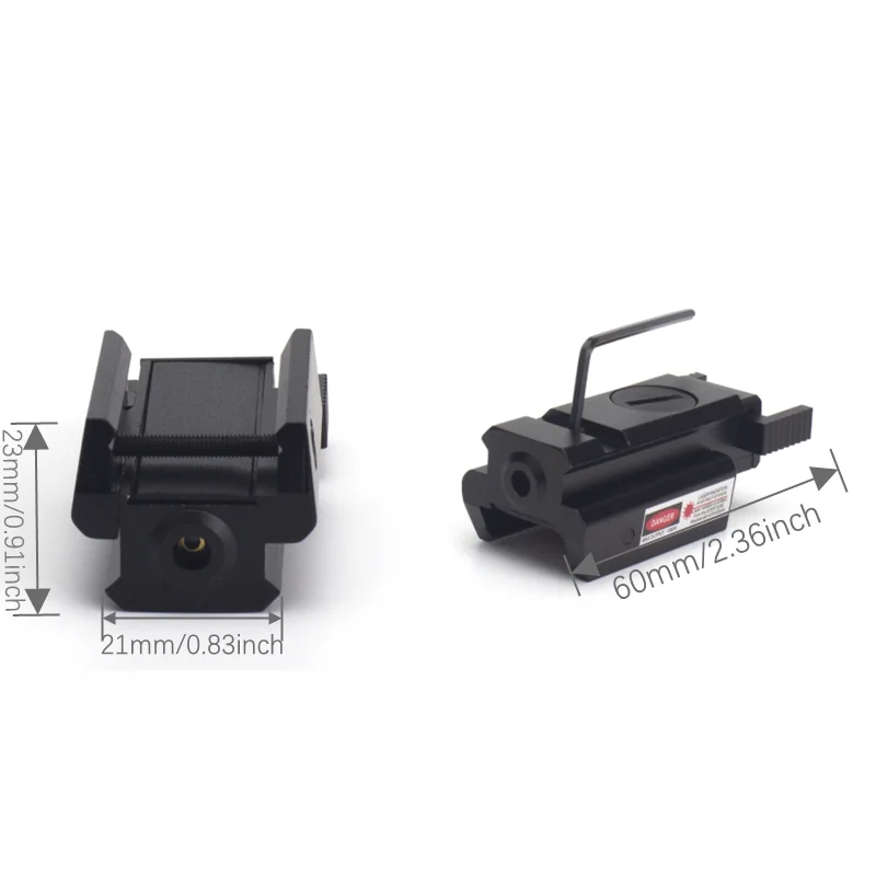 Охотничий Мини Компактный красный/зеленый точечный лазерный прицел с 11/20 мм