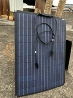 solar panel etfe flexible 60w 12v solar battery charger car caravan camping boat yacht marine motorhomes home off grid