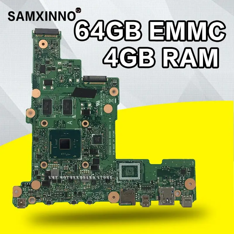E205SA материнская плата для ноутбука N3050 CPU 4 Гб RAM 64 EMMC For Asus tp200sA E205S тестовая тест