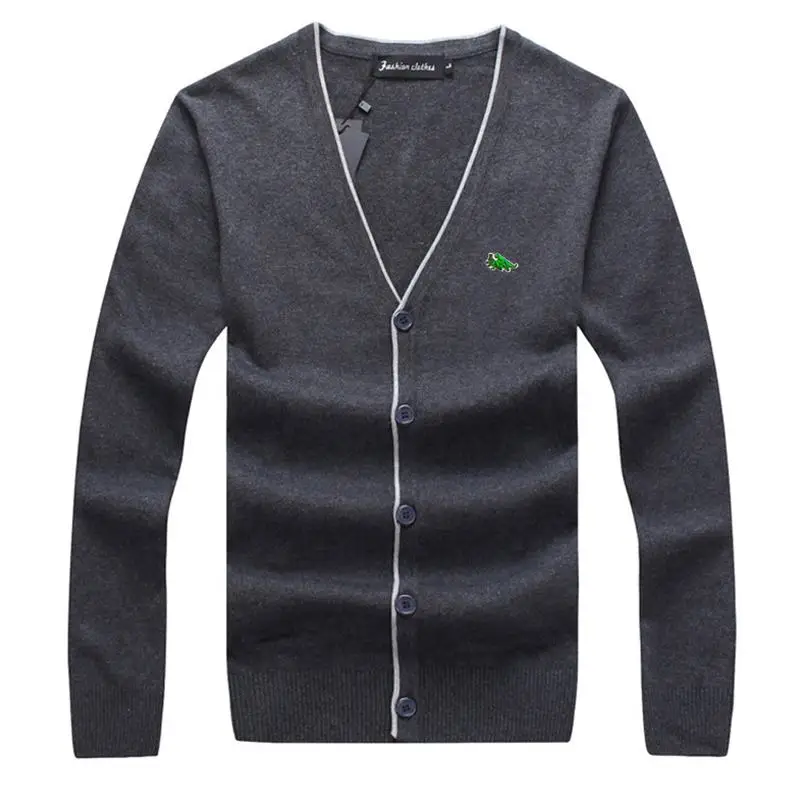 100% хлопок высокое качество Осенние мужские свитера с длинным рукавом