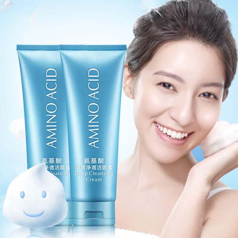 Очищающее средство для лица LAIKOU очищающее с аминокислотой 1 шт. глубокое очищение