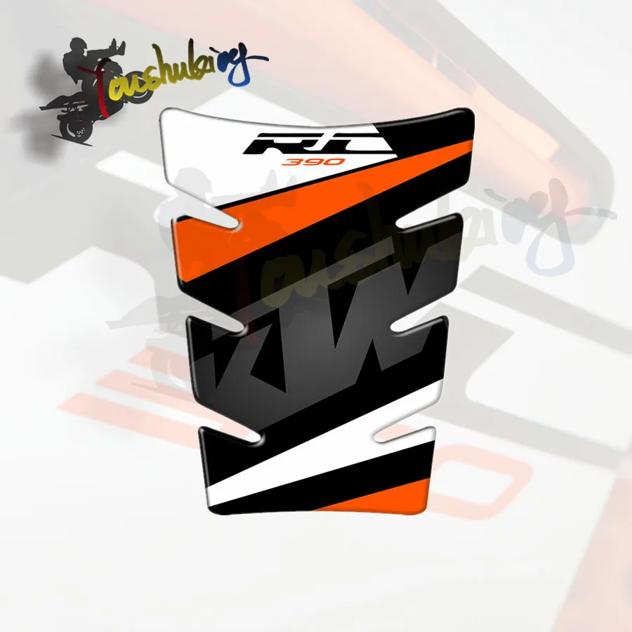 Мотоциклетная наклейка для резервуара из смолы RC390 декоративная защита общего