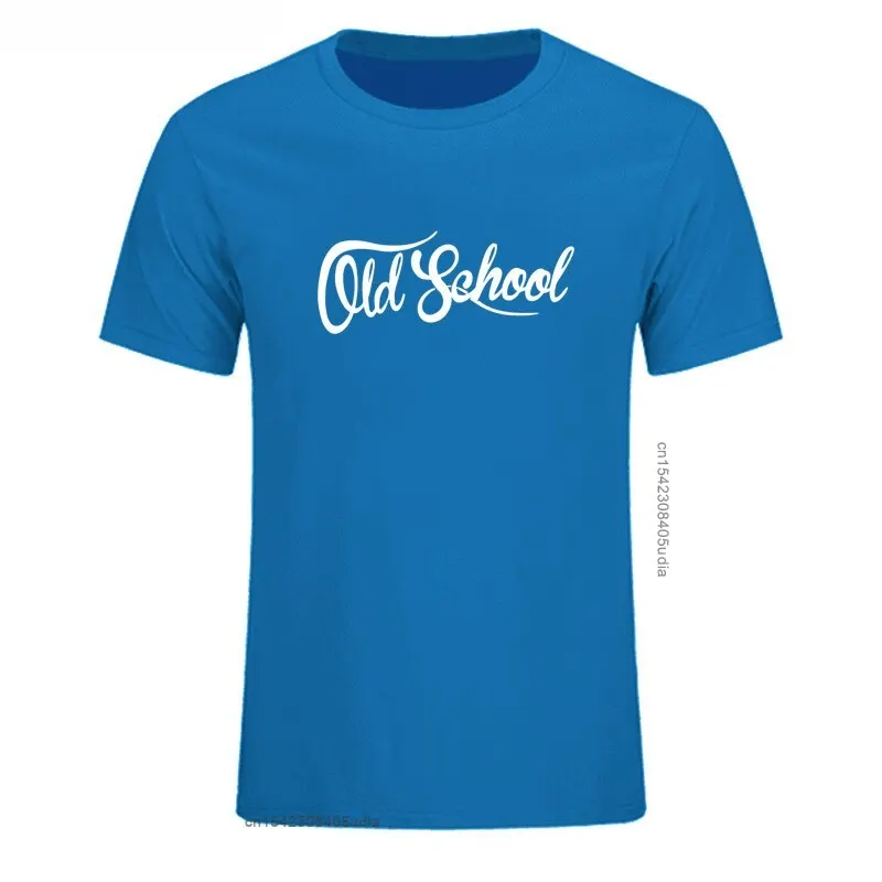 Old School Camisas Summer Fashion Casual Short Sleeved T-Shirt Print Brand Men T Shirt Camisa Streetwear Cotton Mens Tee