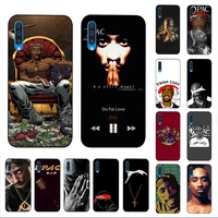 maiyaca rapper 2pac singer tupac phone case for samsung a51 01 50 71 21s 70 10 31 40 30 20e 11 a7 2018