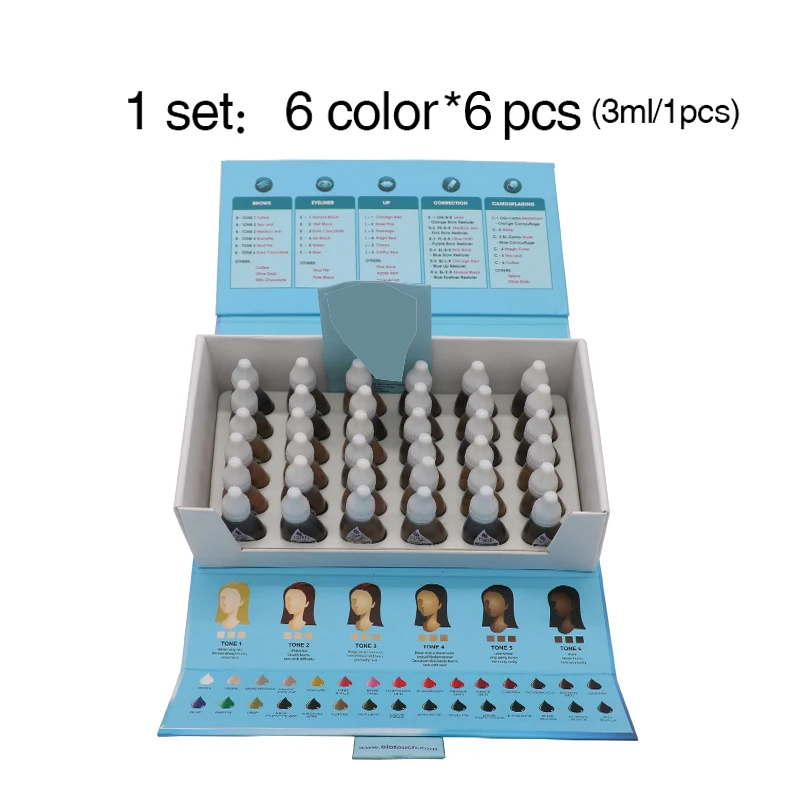 36 шт./компл. США одноразового использования пигмент получить чистый уверенность