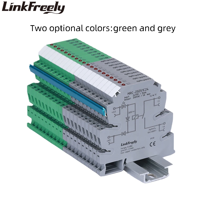 Миниатюрное светодиодное реле ПЛК для управления умным домом 10 шт. 24 В