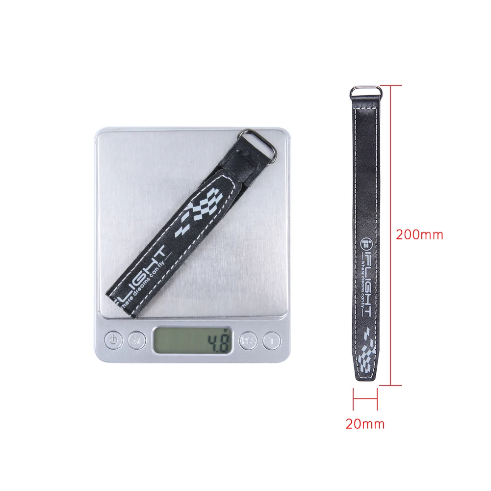 5 шт. IFlight микрофибры из искусственной кожи черные ремни для аккумулятора 20x250 мм