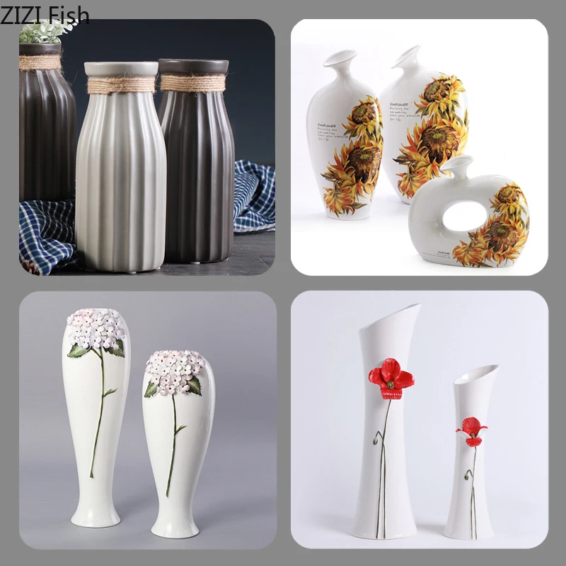 Китайская ваза для цветов украшение дома керамические вазы гидропонный